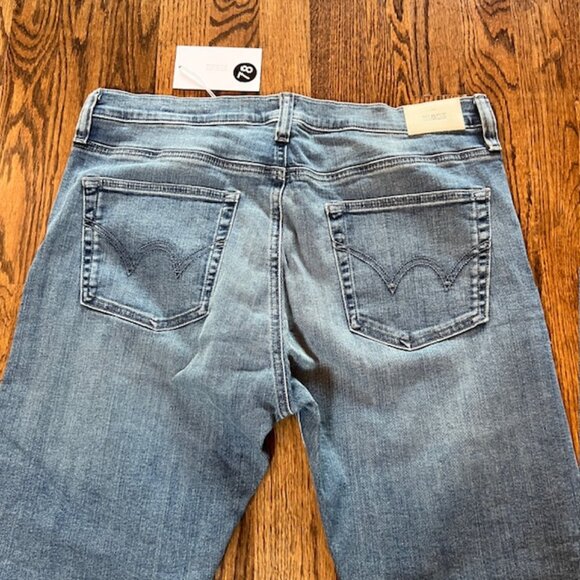 Edwin (Anthropologie) Elin Crop Straight Jeans Women’s 32 Ambition Wash - Picture 5 of 10